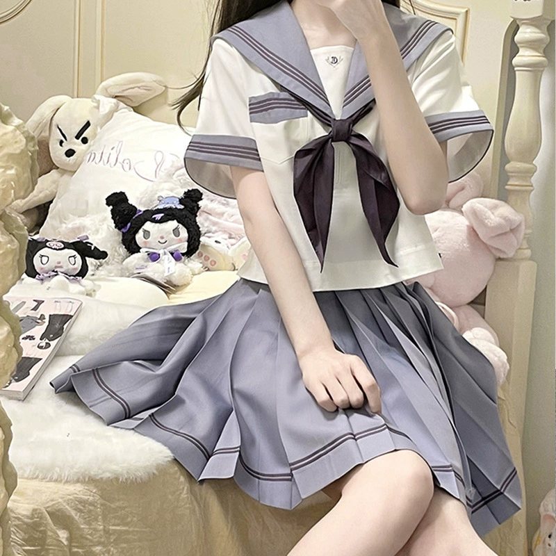Оригинальный инновационный продукт Yueye House*Fujin -высокий*Специальный серый фиолетовый летний сервис средний сервис короткие рукава