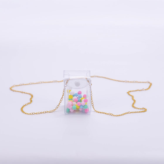 Bubble Mart Blind Box Storage Bag PVC Transparent Pendant Bag Walking Baby Bag Cute Ins Style Display Baby Bag