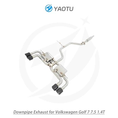 cat-back exhaust system with – Exhaust pipe