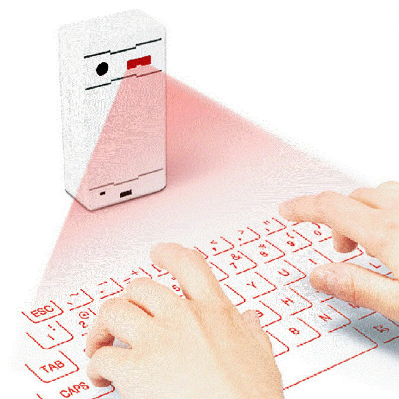 Second Generation Laser Keyboard Bluetooth Wireless Projection Keyboard Creative Laser Virtual Waterproof Keyboard in Stock