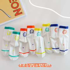 2024 New Children's Socks Trend Ins Korean Summer Mesh Thin Socks for Boys and Girls, Short Socks Trendy Socks Wholesale