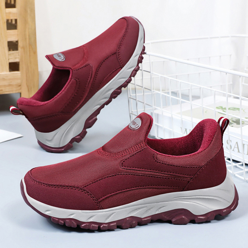 Summer Casual Walking Shoes for Middle-Aged and Elderly People, Comfortable Outdoor Walking Shoes, Slip-On Comfortable Mom Shoes, Lightweight Sports Shoes