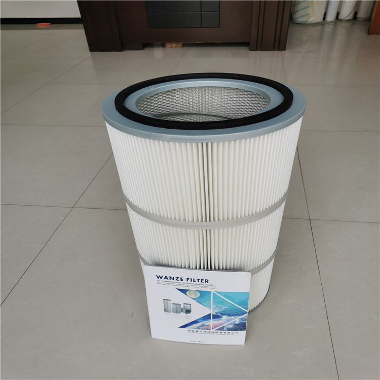 万泽现货造船厂抛丸机覆膜3566除尘滤筒 抛丸机除尘滤筒折叠滤芯