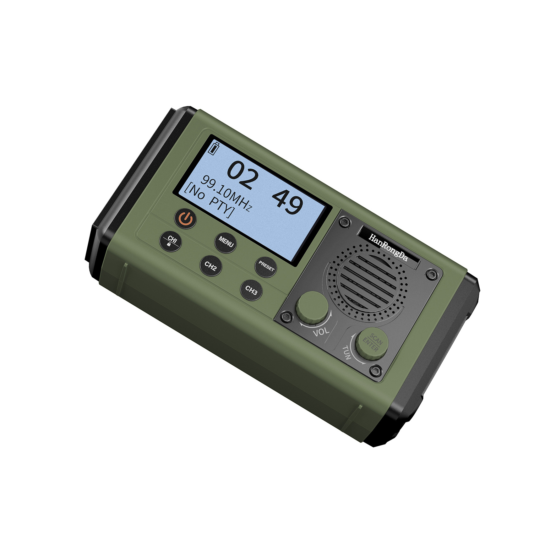 Exportación transfronteriza Radio DAB multifunción de gran capacidad carga manual energía solar energía iluminación de emergencia Bluetooth