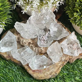 天然白水晶原石香薰扩香石 水晶原石供佛碎石消磁石 水晶工艺品