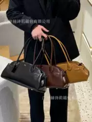 Empire Carryall 34 Oil Wax Leather Stick Underarm Bag High Quality Handheld Bowling Bag Shoulder Bag