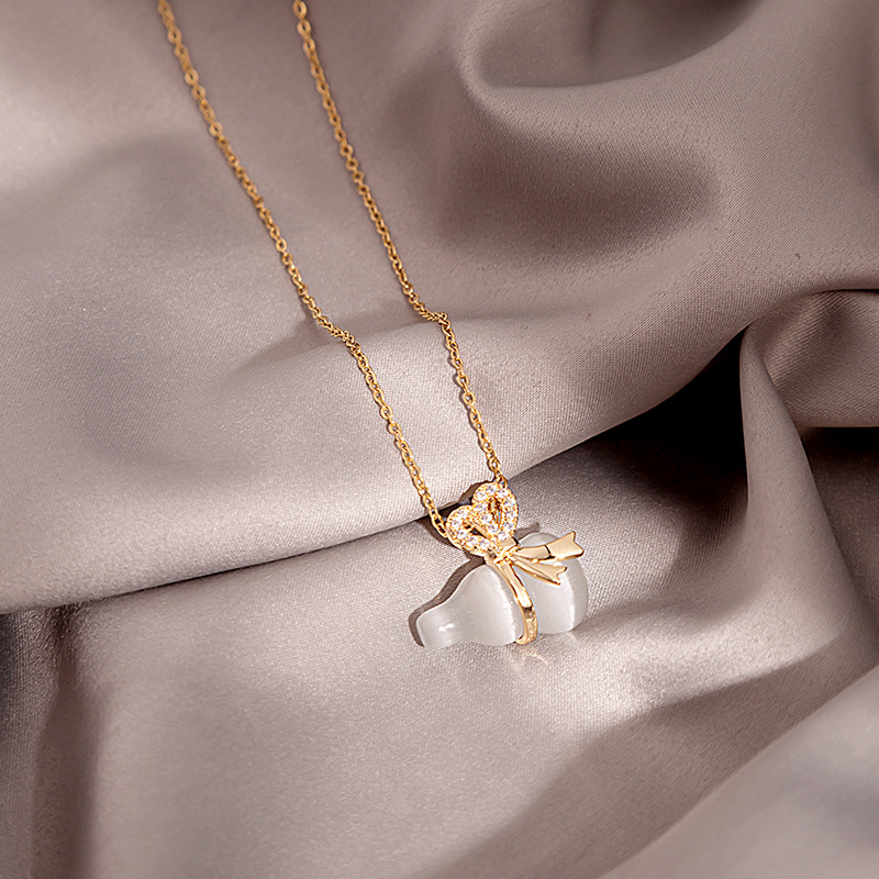 22g Weight 0.05µm-0.08µm Gold Plating Thickness Electroplating Gold Plating Process Resin, Zinc Alloy Pendant Material Rhinestones Inlay Material Pendant Necklace Classification Basic Solid Color Alloy Titanium Steel Inlay Rhinestones Women's Pendant Necklace
