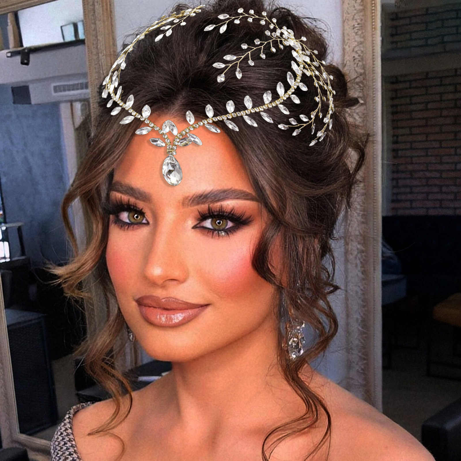 Bridal Women's Flower Rhinestone Rhinestones Party Headpieces display picture 8