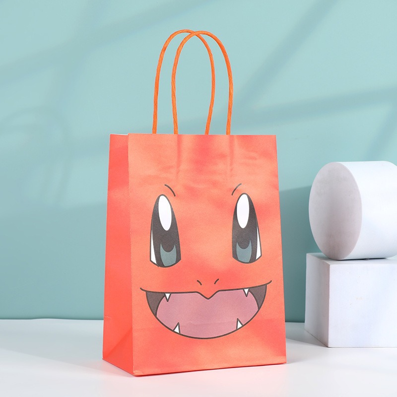 Bolsas de regalo de cumpleaños, bolsas de cartón cartón, bolsas de embalaje para llevar, bolsas de embalaje de regalo de fiesta para niños, bolsas de mano