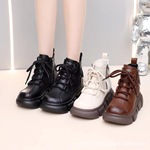 ��Ƥ�������ѥŮ��2024���ﶬ���¿�Ӣ�׷�ʱ��Ůѥϵ��Բͷ��ѥ