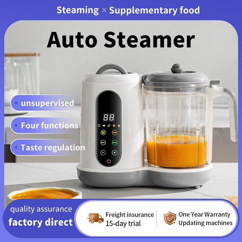 Multifunctional Baby Food Processor for Home Use, Fully Automatic Blender, Steamer, Timer, All-In-One, Ce Certified