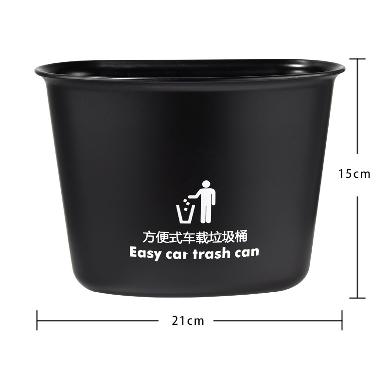Práctico bote de basura de coche almacenamiento multifuncional bote de basura de coche Universal colgando Cubo de almacenamiento de coche Cubo de almacenamiento