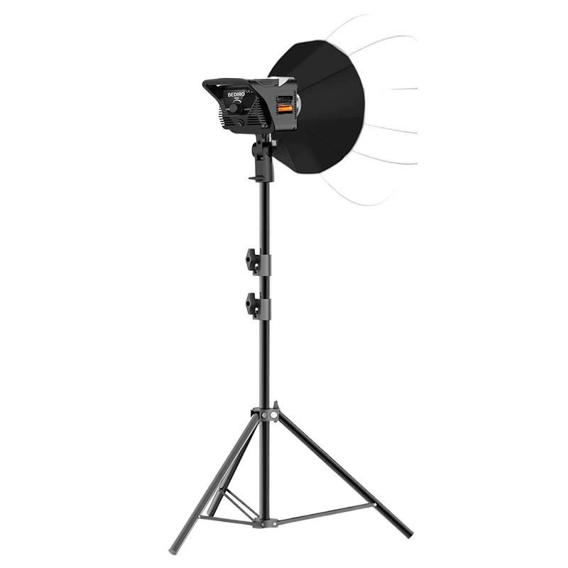 LED fill light solar-powered, lamp, set, 100W, three colors, remote control