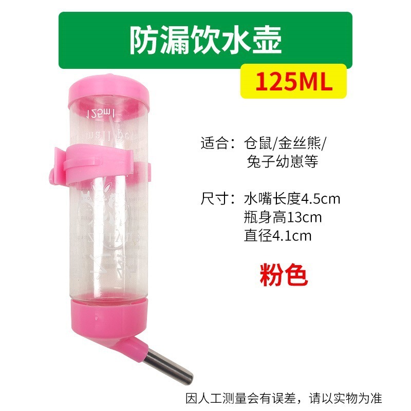 Hámster de conejillo de indias bebiendo agua de oso de oro