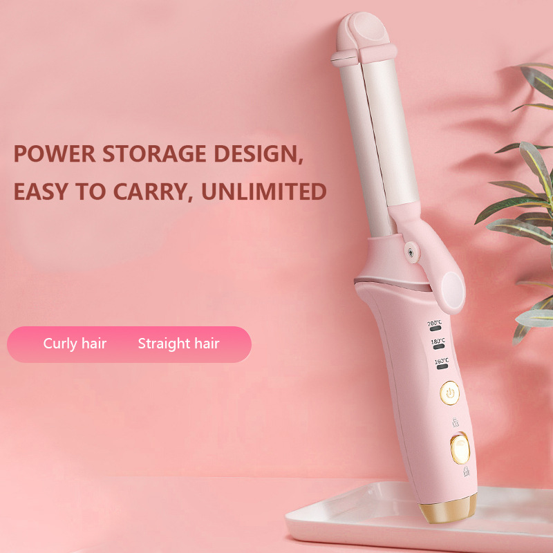 MESKY二合一无线直发器和卷发器 USB 可充电无线自动卷发器