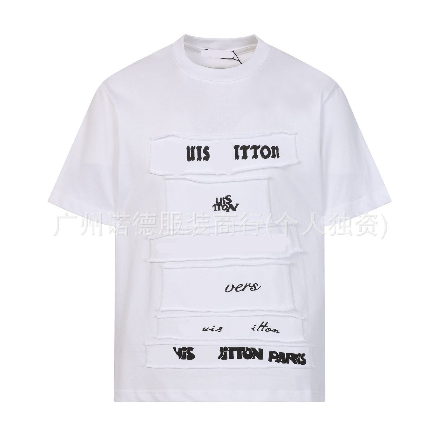 Camiseta de Manga Corta de Algodón, Corte Holgado y Logo Estampado para Hombre y Mujer | Protección Solar
