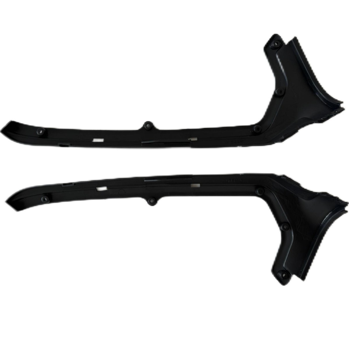 Nuevo estándar nacional anticolisión multicolor original de fábrica izquierda y derecha horquilla plana carcasa piezas de plástico material de alta densidad ignífugo accesorios para vehículos eléctricos