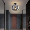 Retro glossy creative ceiling light for living room for corridor for gazebo, French retro style