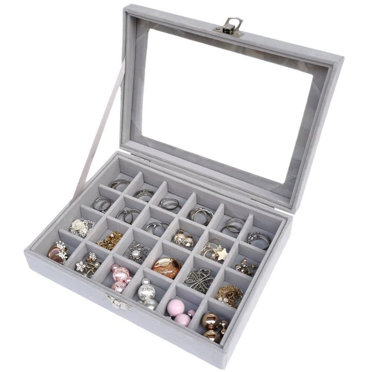 Storage system, ring, earrings, jewelry, transparent accessory, (Physicals), European style