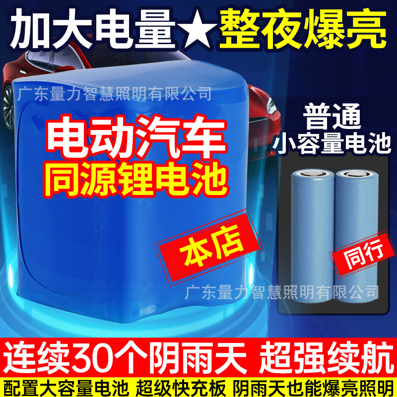 Luz de calle solar, luz de exterior para el hogar, luz de jardín, nueva luz LED de alta potencia, luz de carretera de iluminación automática