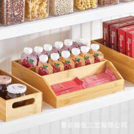 跨境收纳盒分格储物盒咖啡包零食饮料展示盒厨房调味品铁罐整理盒