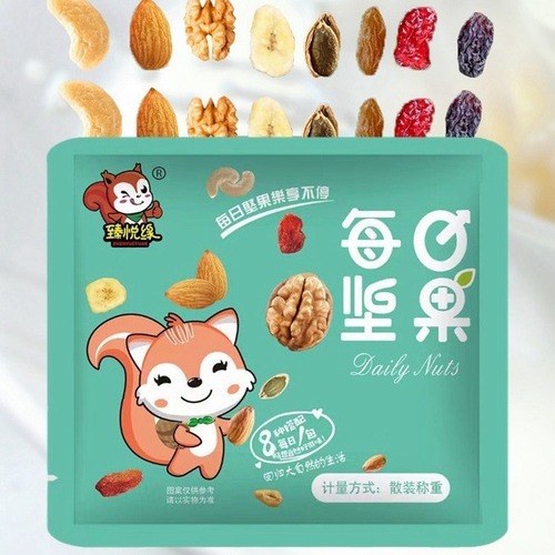 Daily Nut Mix Snack Meal Replacement Net Popcorn Mixed Dried Fruits Pregnant Women Children Nutritional Tea Snacks Yogurt