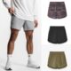 Single-layer Breathable Quick-drying Sports Shorts Men's Summer Training Nylon American Basketball Pants Three-point Fitness Pants But Knee