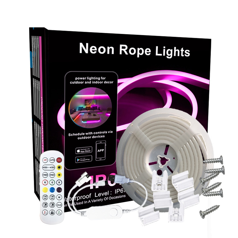 Graffiti WiFi Bluetooth magia luz de neón luz de la música con USB flexible de silicona DIY modelado inteligente caballo Luz