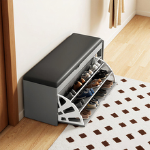 严选入户换鞋凳可坐鞋架一体防尘坐凳玄关长凳简约储物凳翻斗鞋柜