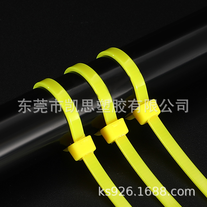 凯盛工厂尼龙扎带束线带品质固定塑料捆扎线带卡扣理线绝缘耐高温