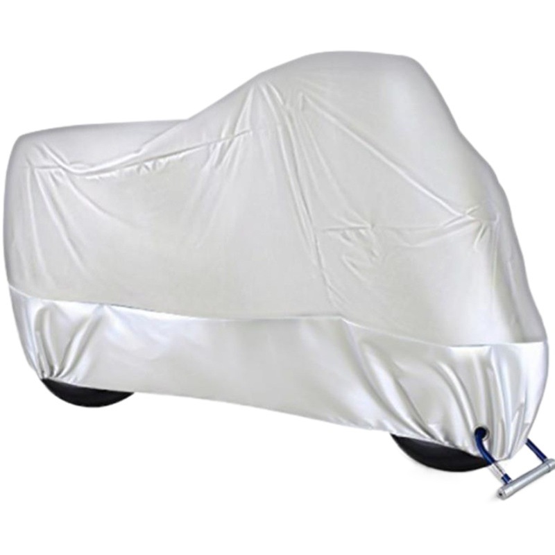 En stock de poliéster tafetán cubierta de la motocicleta 190T cubierta de la motocicleta a prueba de sol a prueba de lluvia a prueba de polvo cubierta de la motocicleta transfronteriza image 1