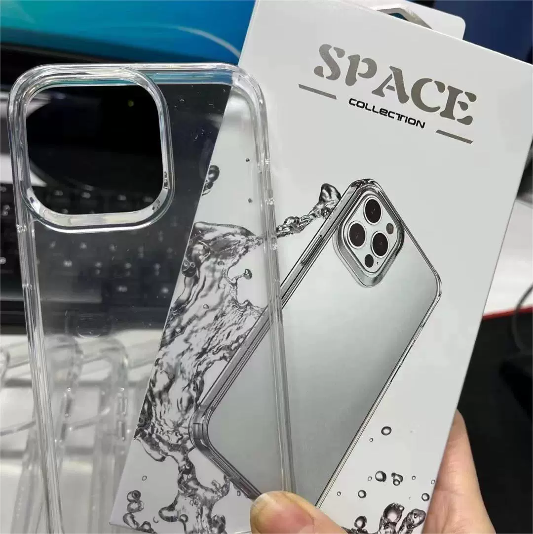 Для iphone14 чехол для телефона Apple 15Promax поколение космический корпус два-в-одном паз чехол для телефона прозрачный