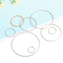 10-40mm铜制闭口圈无口圈实口圈单圈DIY手工连接材料圆环饰品配件