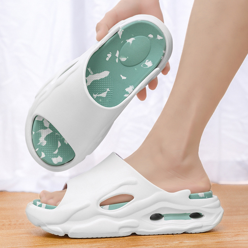 Nuevas zapatillas para pisar la mierda, hombre y mujer, zapatillas casuales antideslizantes para el hogar, zapatillas deportivas de base gruesa para parejas.