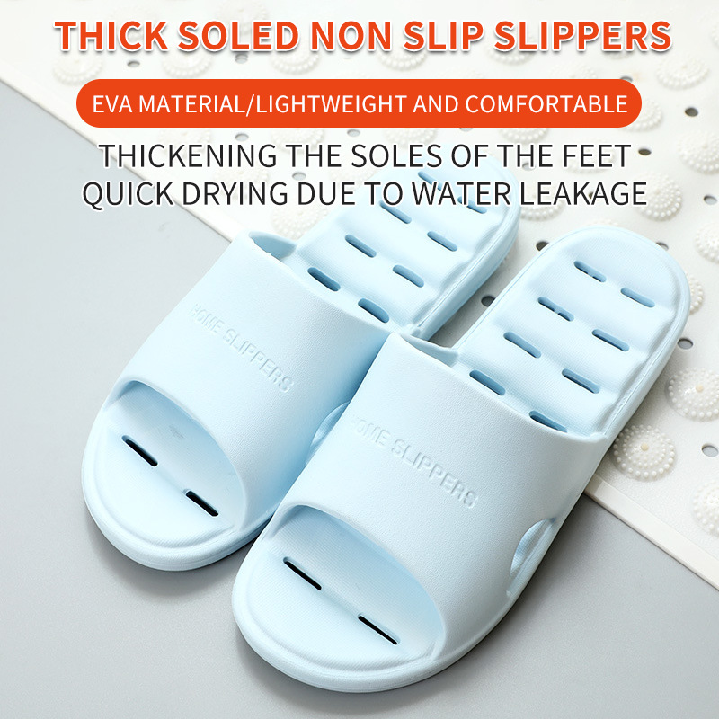 Cross-Border Wholesale Household Bathroom Bath Leaking Quick-Drying Non-Slip Slippers for Women Summer Eva Kidsren's Slippers for Men
