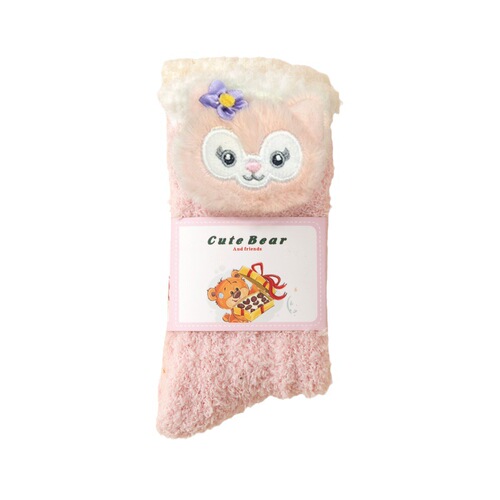 Socks Women's Coral Fleece Ankle Socks Autumn and Winter Home Floor Socks Sweet Style Japanese Style Fleece Warm Cute Sleep Socks 