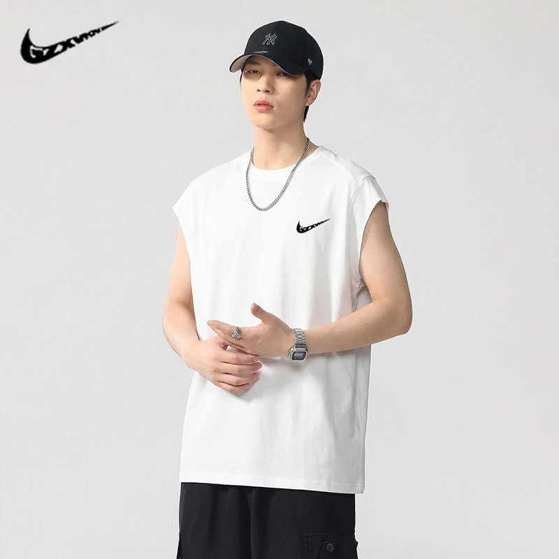 Summer Thin Breathable Vest Men's Casual Loose Running Sleeveless T-Shirt Men's Ice Silk Quick-Drying Cotton Top Summer Thin Breathable Vest Men's Casual Loose Running Sleeveless T-Shirt Men's Ice Silk Quick-Drying Cotton Top