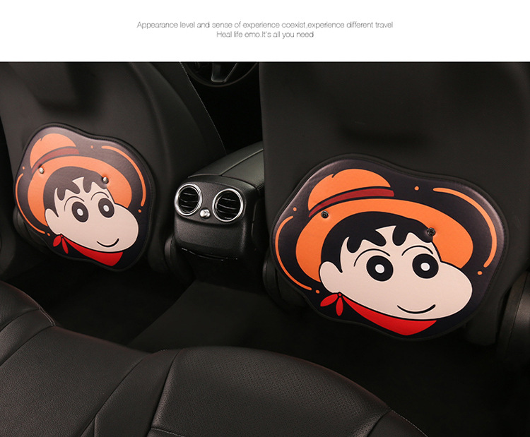 Car Anti-Kick Pad Cartoon Cute Children's Seat Back Anti-Scratch Pad Universal Decorative Rear Seat Anti-Kick Pad Xiaoxin Cross-Border Export
