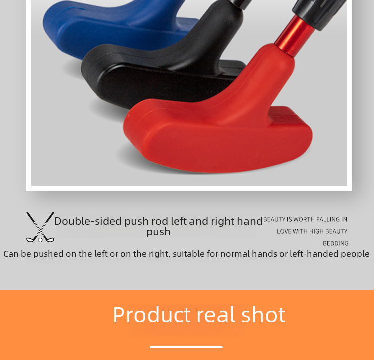 Manufacturers golf retractable putter adjustable children adult double-sided club golf practice supplies