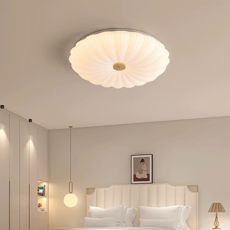 2026 New Cream-Style Bedroom Lamp Ceiling Lamp Eye-Protecting Full Spectrum Modern Simple Minimalist Main Lamp Study Room Lamp