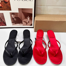 ZA2024秋夏季新品低跟夹趾圆头中跟露跟猫跟时尚潮流休闲凉鞋女鞋