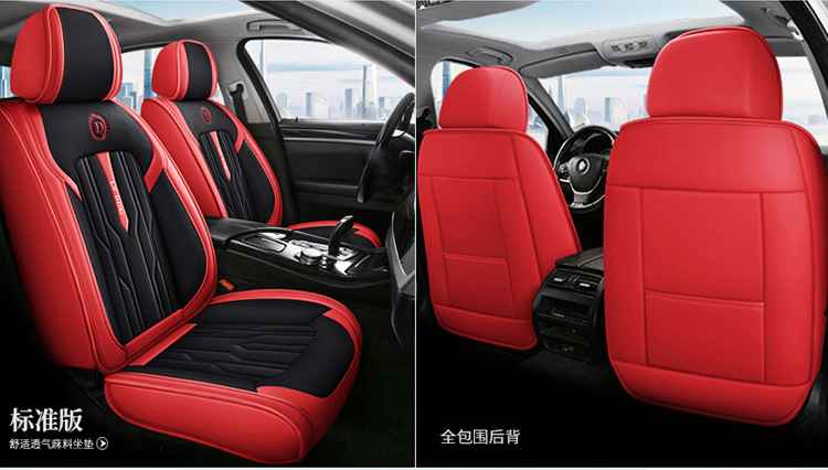 Hot-Selling Wholesale All-Season Seat Cushions 3D Full-Surround Car Seat Covers Full Leather Sedan Seat Covers Manufacturer Wholesale