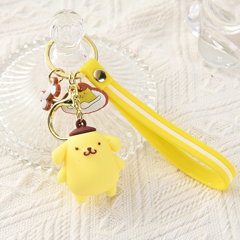 日韓美楽ティ鍵ストラップアニメ三麗鴎キーチェーン公仔卸売り玉桂犬クロミキーチェーン|undefined