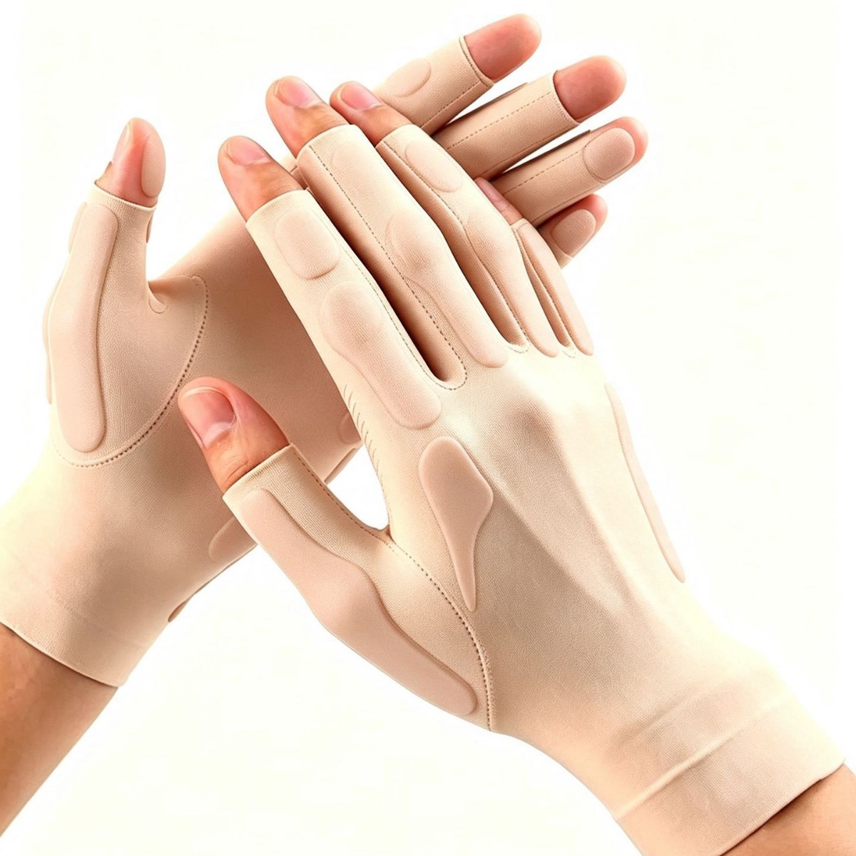 New pressure gloves, half-finger gloves, non-slip silicone half-finger cycling gloves