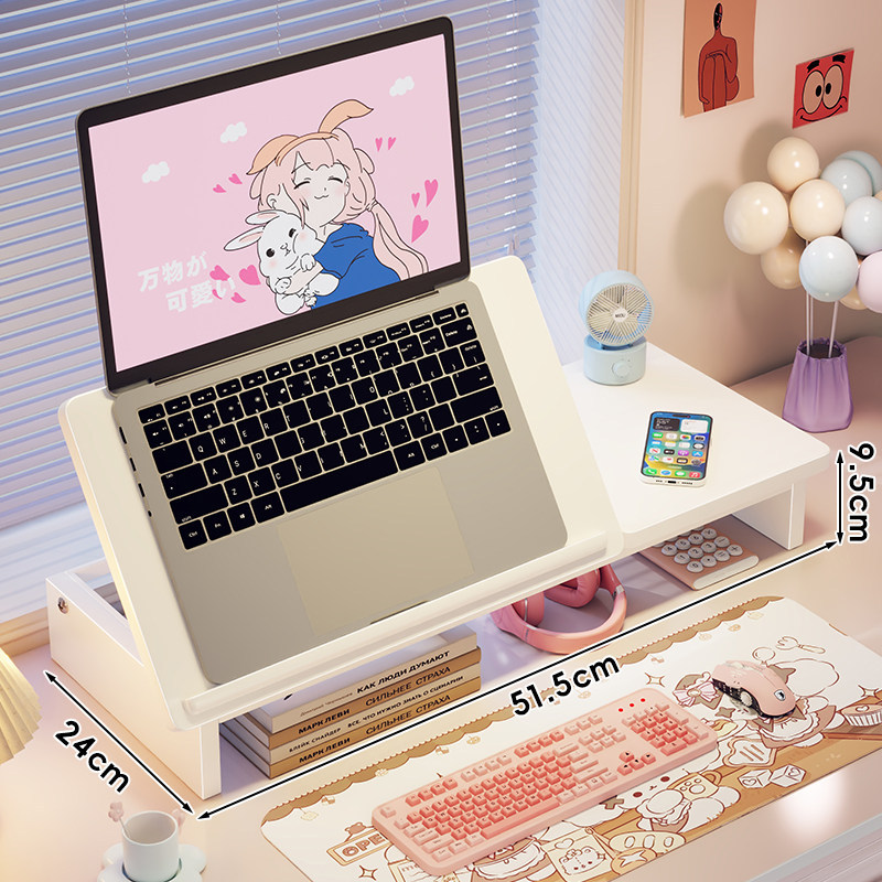 Soporte Elevador para Laptop, Ajustable, para Escritorio
