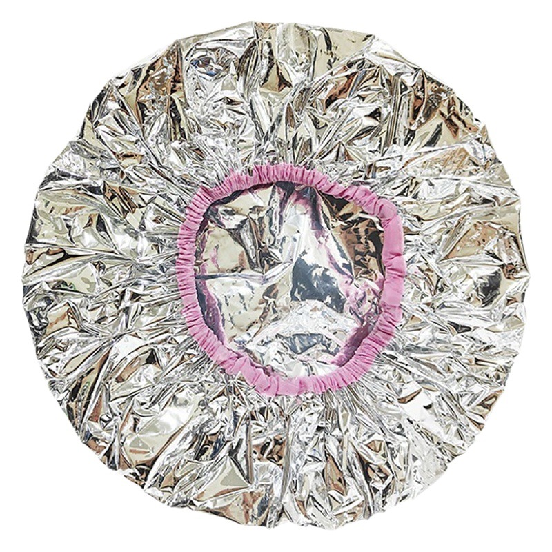 Headgear Women's Disposable Hair Beauty Evaporation Cap Aluminum Foil Homemade Hair Film Waterproof Oil-proof Tin Paper Shower Cap Thin