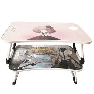 Bed desk injection molding integrated learning computer desk children's baby writing desk lazy table manufacturers wholesale