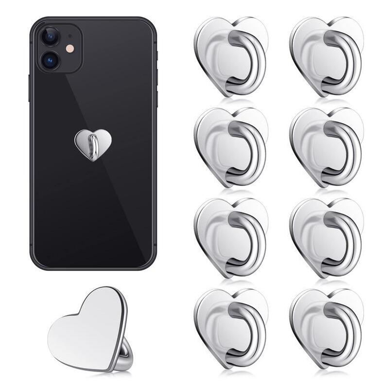 Phone Finger Ring Adhesive Metal Mobile Phone Finger Grip Ring Holder Heart Grip Holder Charm Hook for Phone Finger Ring Adhesive Metal Mobile Phone Finger Grip Ring Holder Heart Grip Holder Charm Hook for