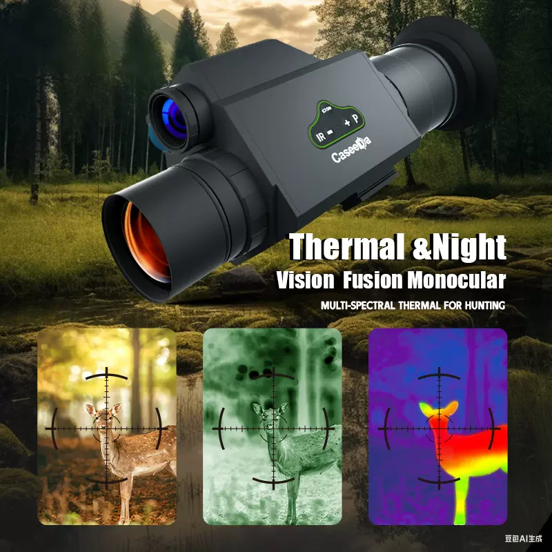 新款热成像高清夜视仪单眼红外线夜视摄像机户外头戴式夜视仪批发