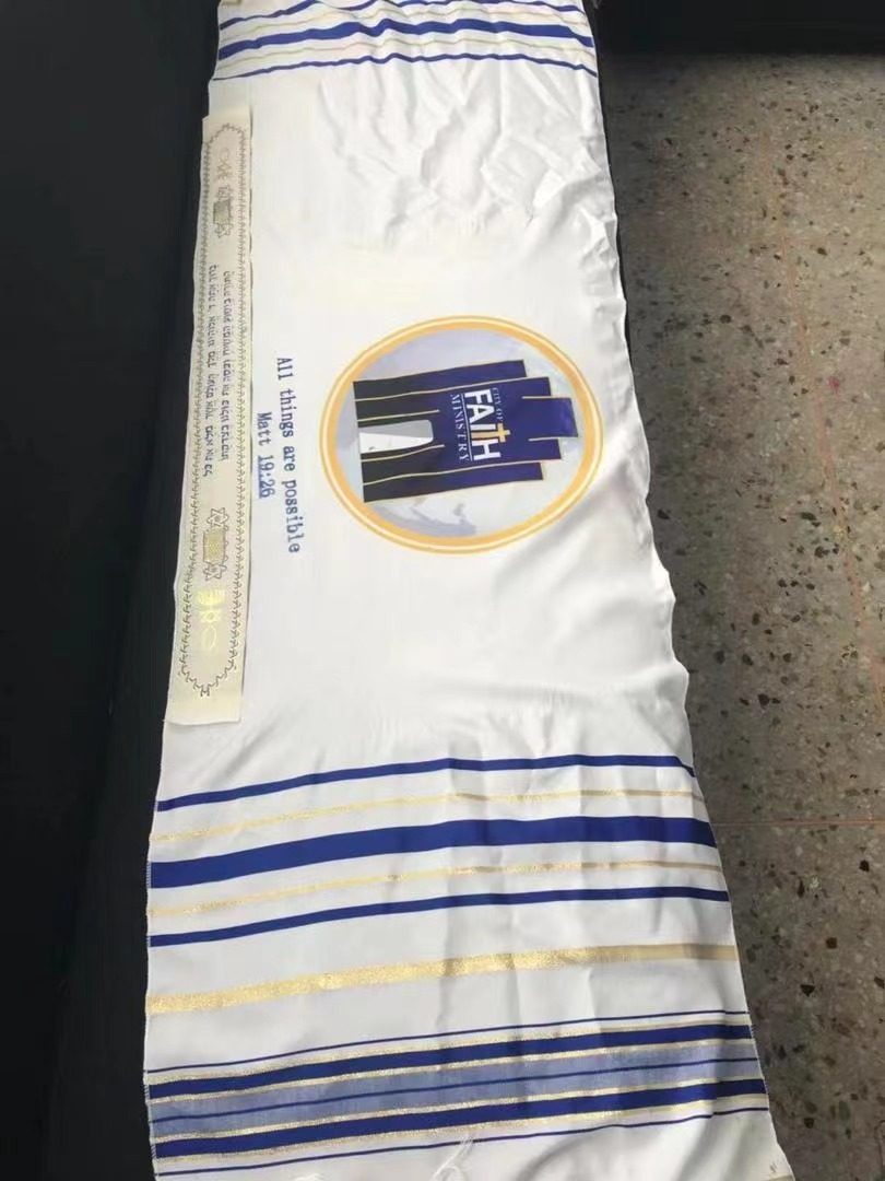 Unisex Vintage Style Letter Stripe Polyester Shawl display picture 6